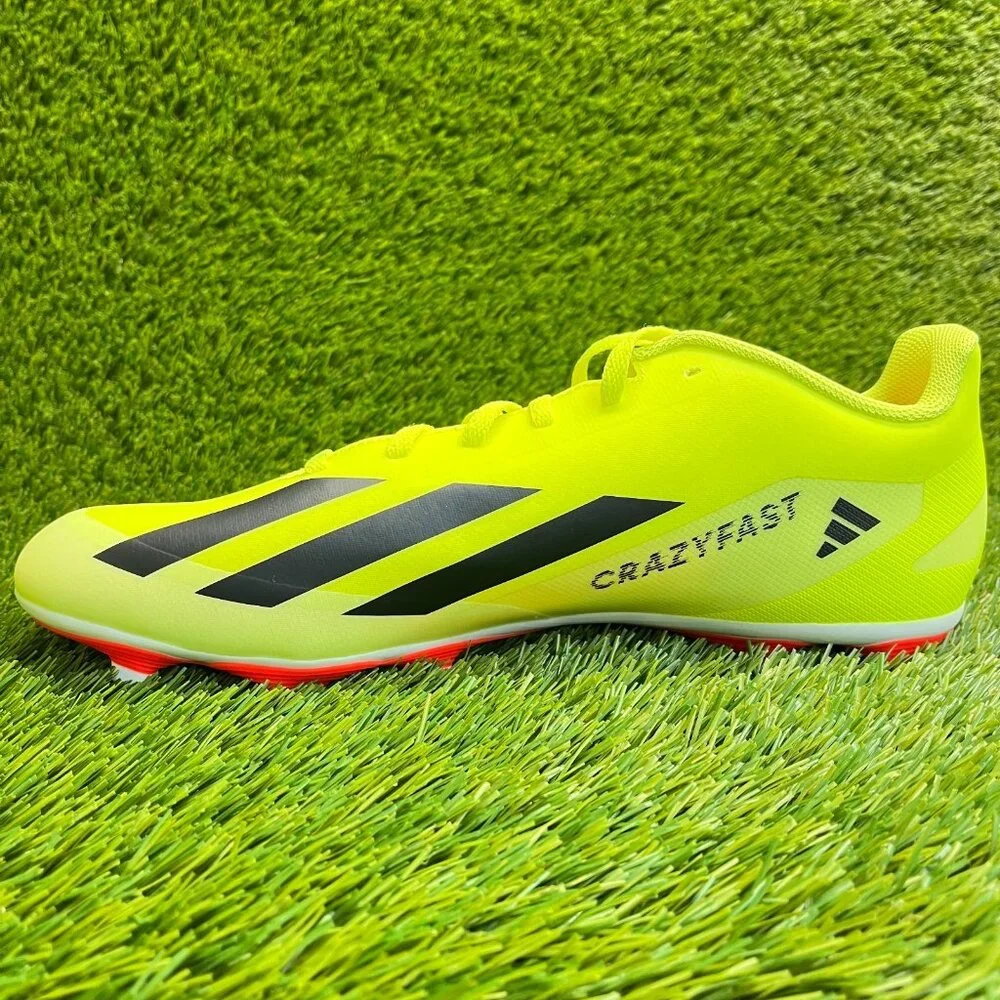 Adidas X Crazyfast Club FxG Mens Size 11 Yellow Black Running Soccer Cleats_2